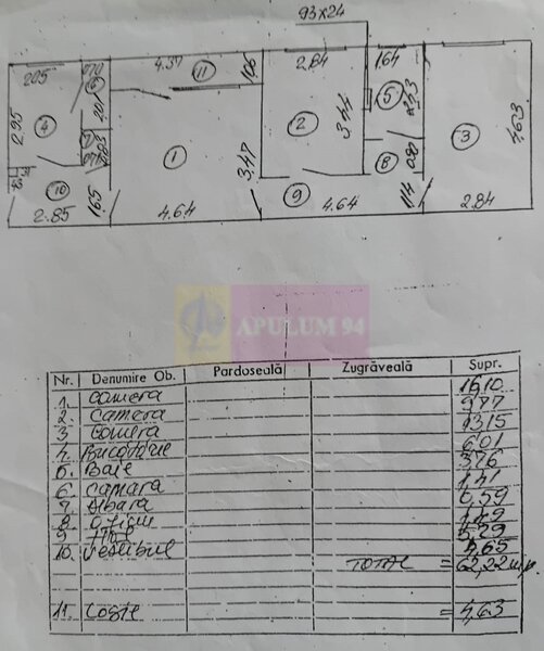 Apartament 3 camere 67mp Alexandru Obregia (Piata&Complex COVASNA)